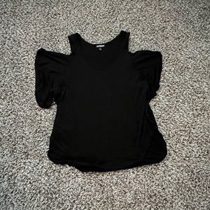 Express open shoulder short sleeve